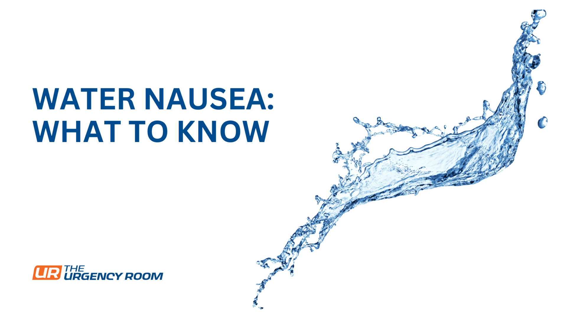 water nausea: what to know